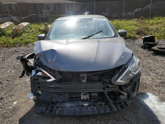 3N1AB7AP7KY357450 - 2019 NISSAN SENTRA S GRAY photo 5