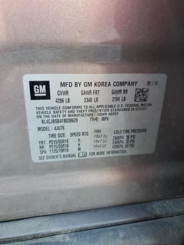 KL4CJBSB4FB038620 - 2015 BUICK ENCORE CONVENIENCE 棕色 照片 13