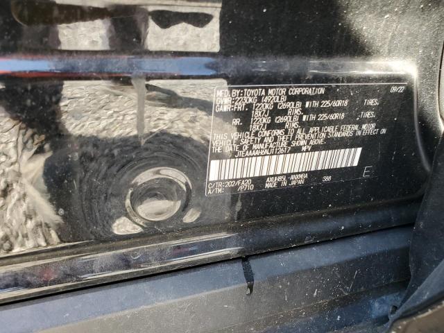 JTEAAAAH6NJ112617 - 2022 TOYOTA VENZA LE Qara foto 13