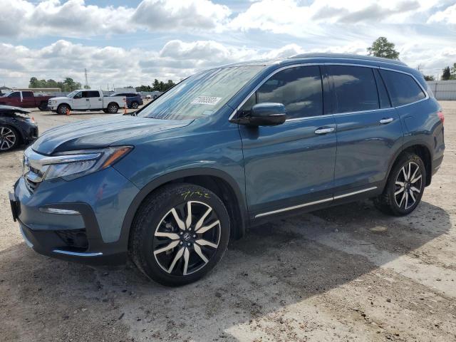 5FNYF6H06KB089019 - 2019 HONDA PILOT ELITE BLUE photo 1