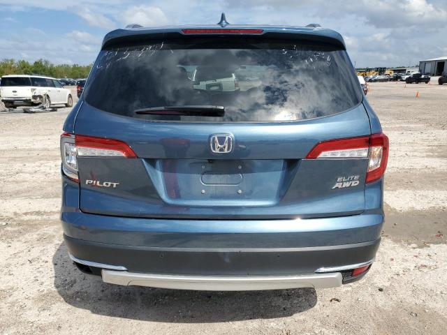 5FNYF6H06KB089019 - 2019 HONDA PILOT ELITE BLUE photo 6