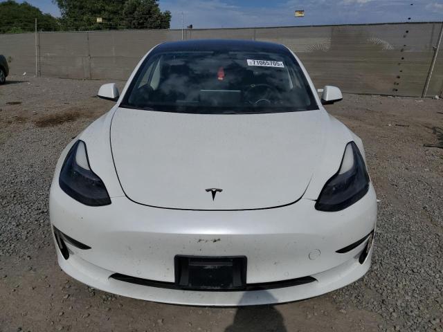 5YJ3E1EA4MF991619 - 2021 TESLA MODEL 3 WHITE photo 5