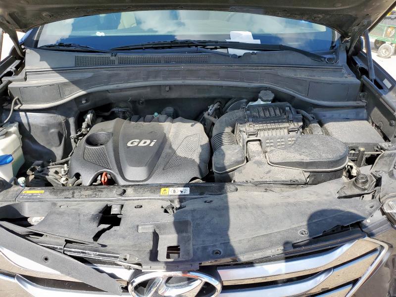 5XYZU3LB2GG320371 - 2016 HYUNDAI SANTA FE S GRAY photo 11