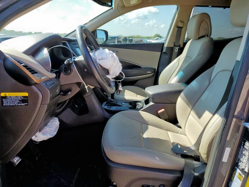 5XYZU3LB2GG320371 - 2016 HYUNDAI SANTA FE S GRAY photo 7