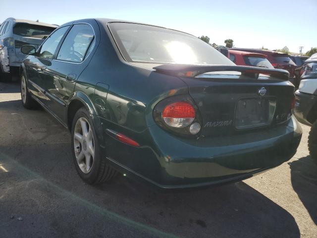 JN1CA31D8YT546698 - 2000 NISSAN MAXIMA GLE GREEN photo 2