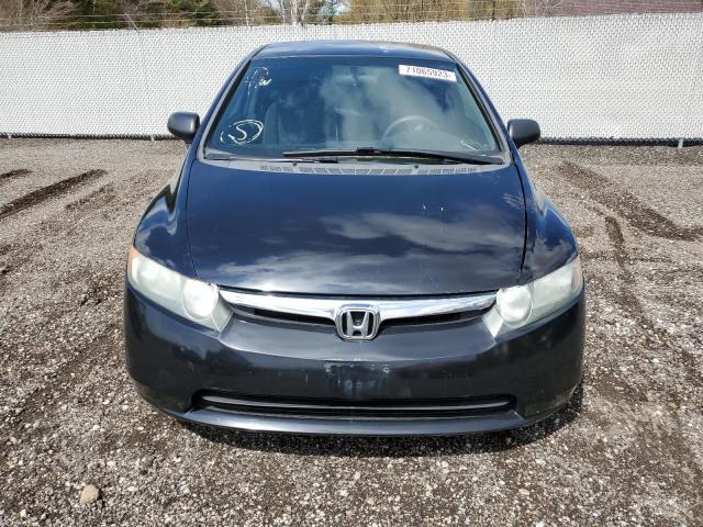 2HGFA16377H019280 - 2007 HONDA CIVIC DX BLACK photo 5