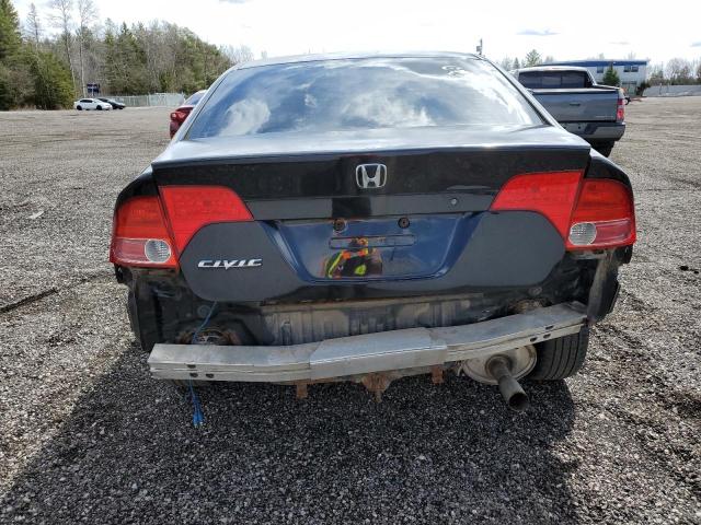 2HGFA16377H019280 - 2007 HONDA CIVIC DX BLACK photo 6