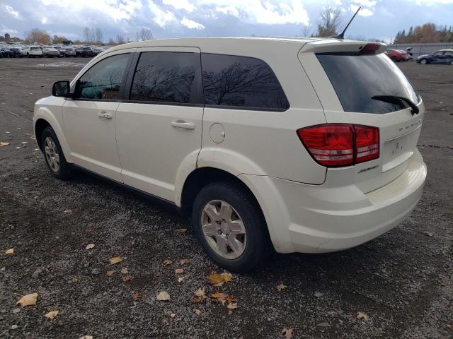 3C4PDCAB8CT311400 - 2012 DODGE JOURNEY SE WHITE photo 2