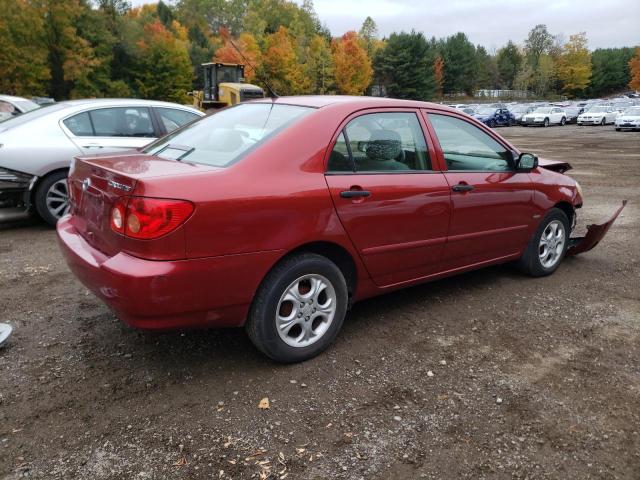 2T1BR32E88C877555 - 2008 TOYOTA COROLLA CE RED photo 3