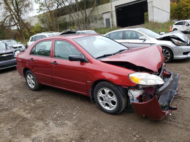 2T1BR32E88C877555 - 2008 TOYOTA COROLLA CE RED photo 4