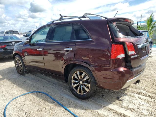 5XYKW4A26DG335407 - 2013 KIA SORENTO SX BROWN photo 2