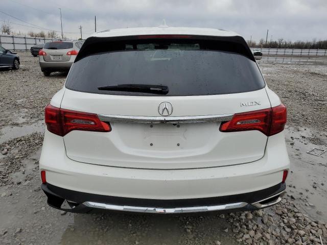 5J8YD3H32KL012645 - 2019 ACURA MDX WHITE photo 6