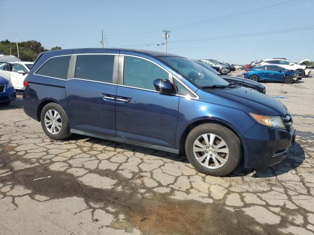 5FNRL5H68FB076595 - 2015 HONDA ODYSSEY EXL BLUE photo 4