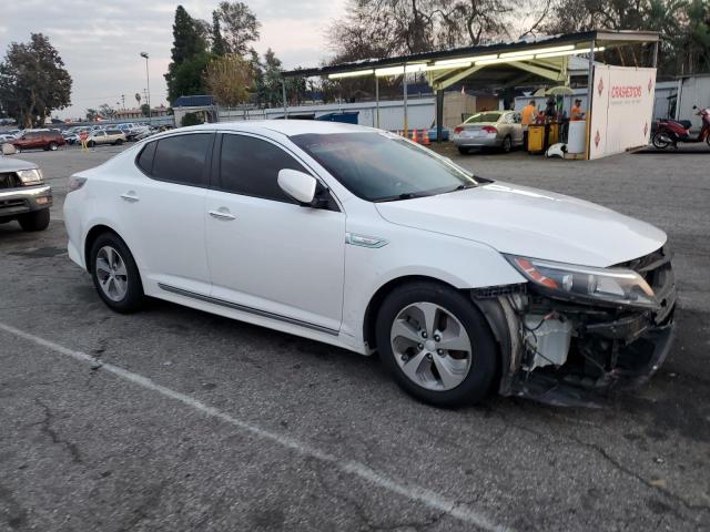 KNAGM4AD9F5085750 - 2015 KIA OPTIMA HYBRID WHITE photo 4