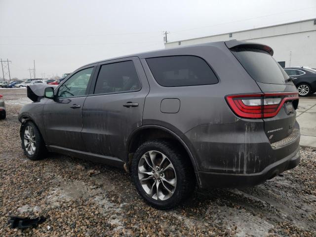 1C4RDJDG0KC617022 - 2019 DODGE DURANGO GT GRAY photo 2