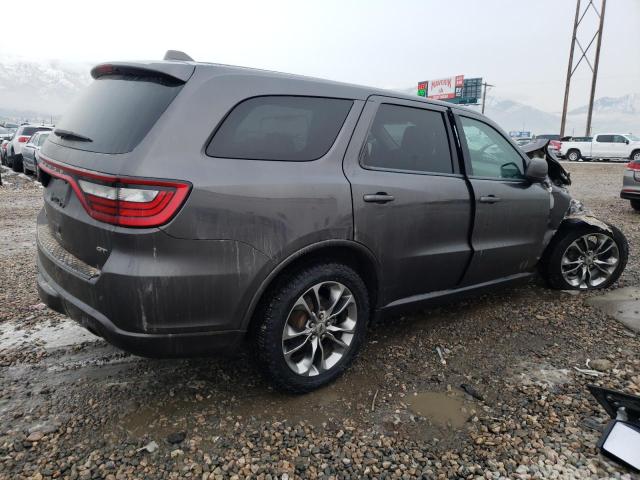 1C4RDJDG0KC617022 - 2019 DODGE DURANGO GT GRAY photo 3