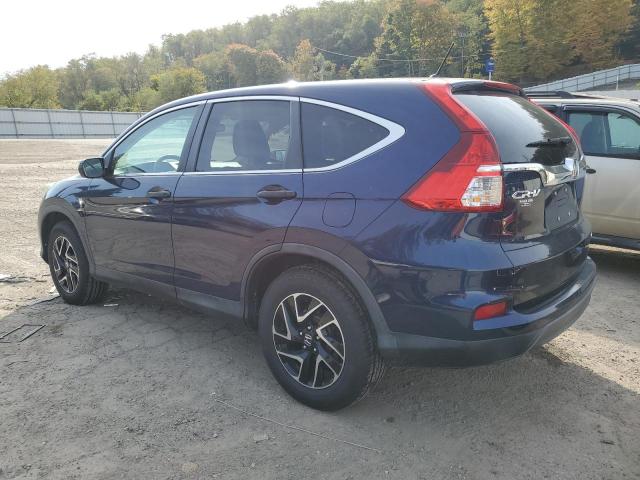 2HKRM4H49GH626105 - 2016 HONDA CR-V SE BLUE photo 2