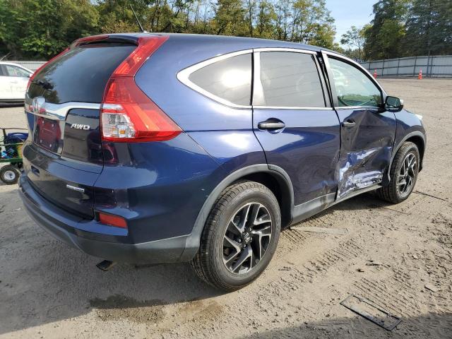 2HKRM4H49GH626105 - 2016 HONDA CR-V SE BLUE photo 3