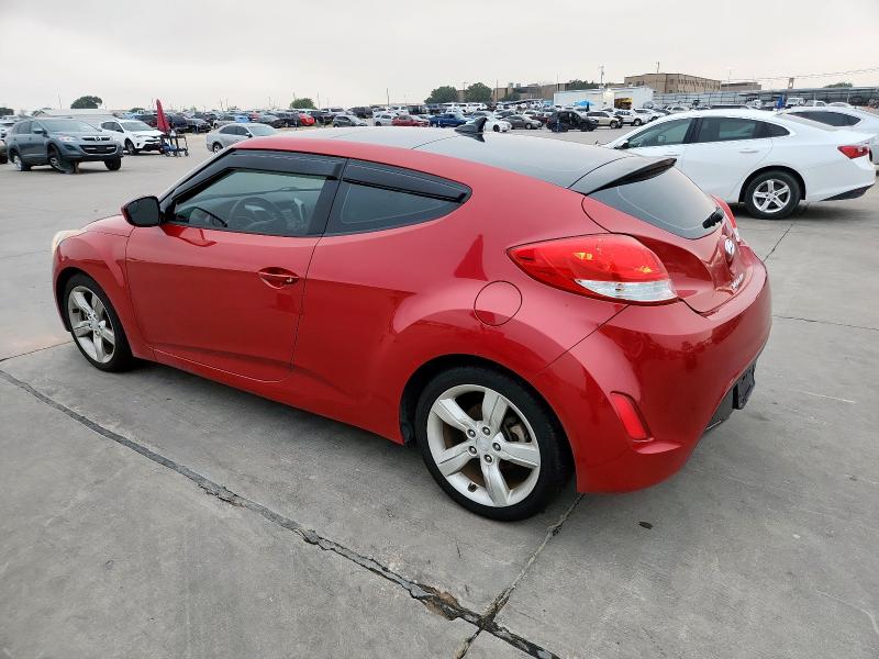 KMHTC6AD8EU211614 - 2014 HYUNDAI VELOSTER RED photo 2