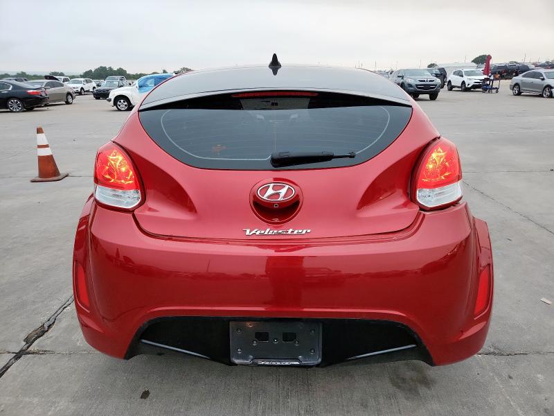 KMHTC6AD8EU211614 - 2014 HYUNDAI VELOSTER RED photo 6