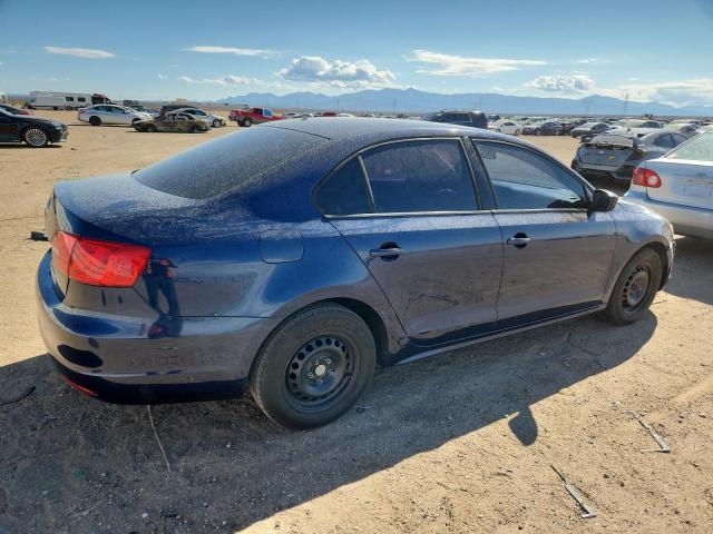 3VW2K7AJ7DM436458 - 2013 VOLKSWAGEN JETTA BASE BLUE photo 3