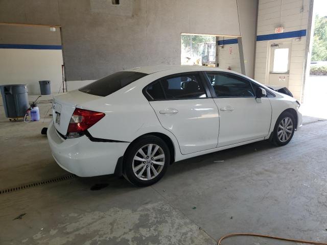 19XFB2F92CE044227 - 2012 HONDA CIVIC EXL WHITE photo 3
