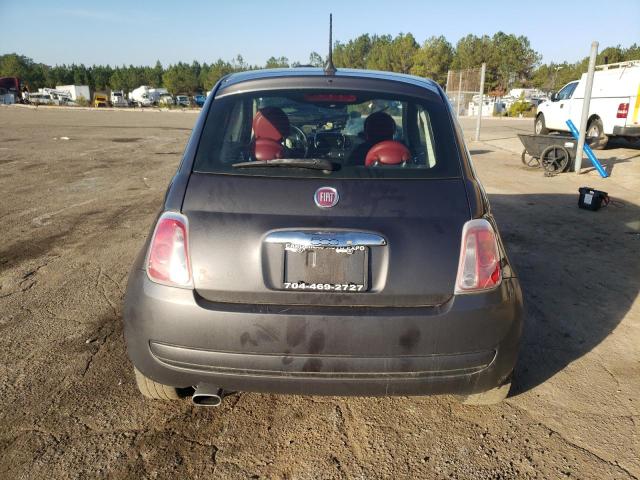 3C3CFFKR6GT122373 - 2016 FIAT 500 EASY GRAY photo 6