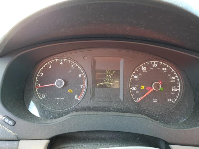 3VW2K7AJXCM387142 - 2012 VOLKSWAGEN JETTA BASE SILVER photo 9