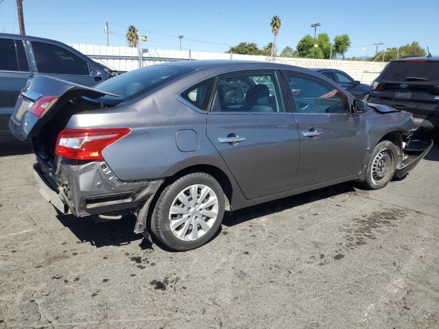 3N1AB7APXJY337594 - 2018 NISSAN SENTRA S GRAY photo 3