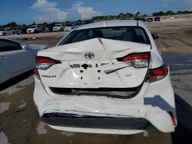 5YFEPMAEXMP253549 - 2021 TOYOTA COROLLA LE WHITE photo 6
