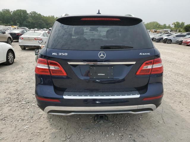 4JGDA5HB6FA600618 - 2015 MERCEDES-BENZ ML 350 4MATIC BLUE photo 6