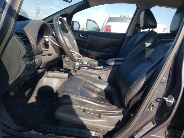 1N4AZ0CP2DC415673 - 2013 NISSAN LEAF S GRAY photo 7