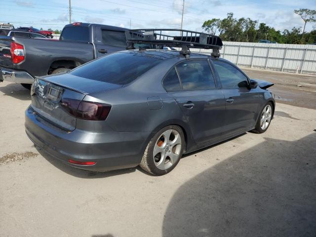 3VWD17AJXFM400729 - 2015 VOLKSWAGEN JETTA SE GRAY photo 3