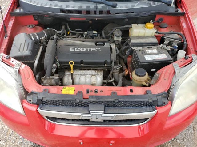 KL1TD5DE0AB092924 - 2010 CHEVROLET AVEO LS 红色 照片 11