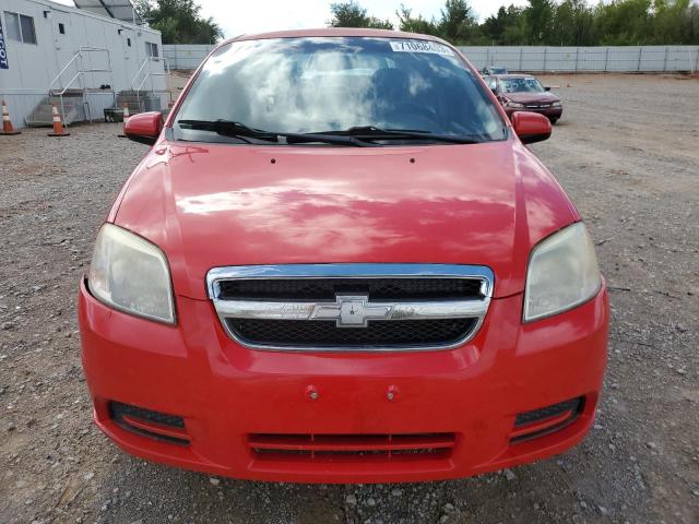 KL1TD5DE0AB092924 - 2010 CHEVROLET AVEO LS 红色 照片 5