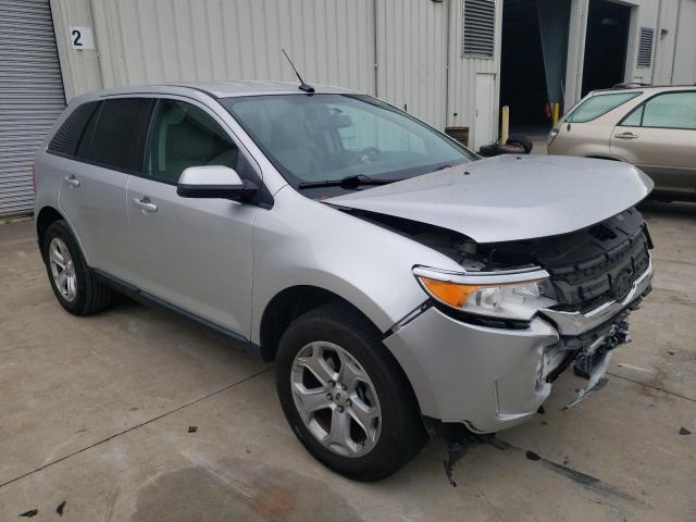 2FMDK3JC2DBA72677 - 2013 FORD EDGE SEL SILVER photo 4