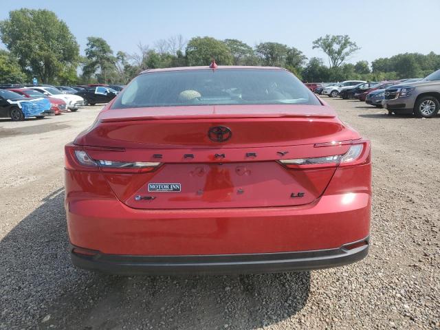 4T1DAACK5SU040583 - 2025 TOYOTA CAMRY XSE RED photo 6