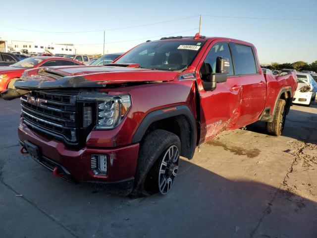 1GT49PEY3MF200730 - 2021 GMC SIERRA K2500 AT4 RED photo 1