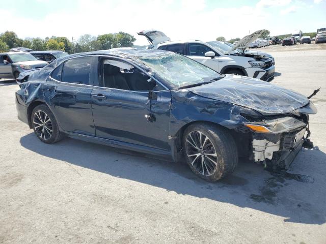 4T1B11HK4KU808084 - 2019 TOYOTA CAMRY L BLUE photo 4