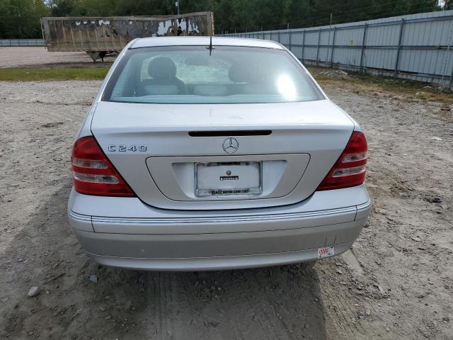 WDBRF61J62F211069 - 2002 MERCEDES-BENZ C 240 SILVER photo 6