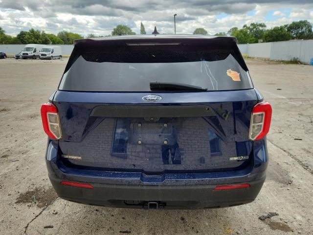 1FM5K8AW9NNA00232 - 2022 FORD INTERCEPTOR POLICE INTERCEPTOR Niebieski zdjęcie 6