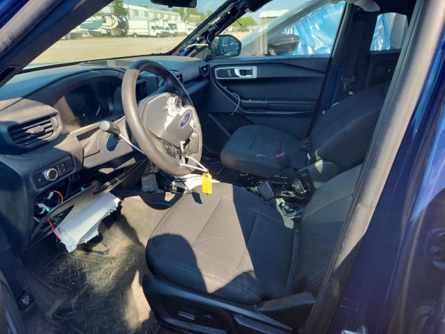 1FM5K8AW9NNA00232 - 2022 FORD INTERCEPTOR POLICE INTERCEPTOR Niebieski zdjęcie 7