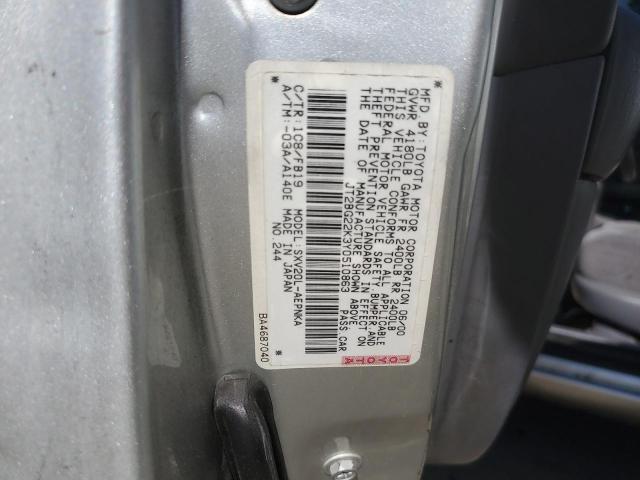 JT2BG22K3Y0510863 - 2000 TOYOTA CAMRY CE BEIGE photo 24