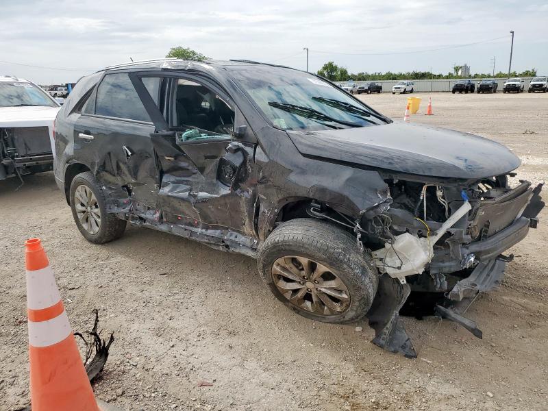 5XYKU4A70FG568638 - 2015 KIA SORENTO EX BLACK photo 4