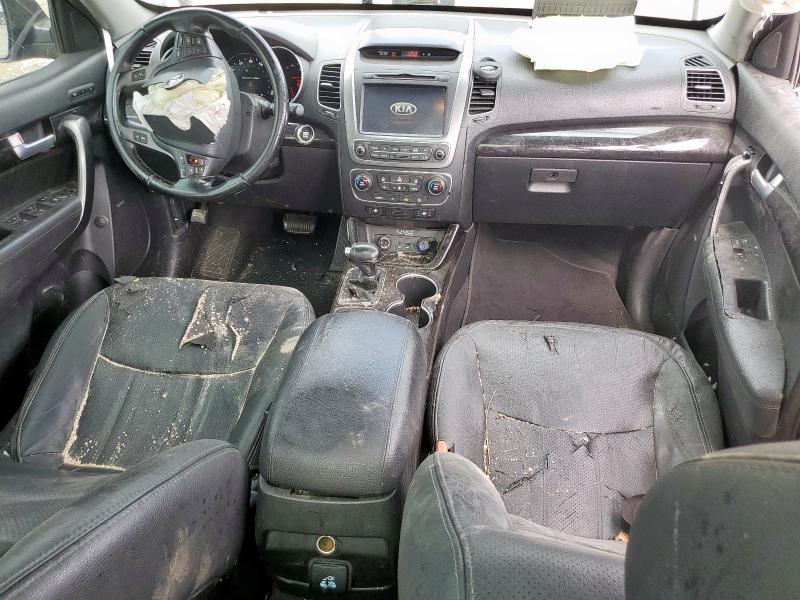 5XYKU4A70FG568638 - 2015 KIA SORENTO EX BLACK photo 8