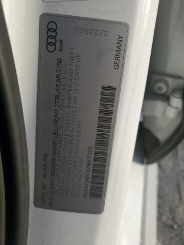 WAUH3AFC4JN001395 - 2018 AUDI A6 PRESTIGE Biały zdjęcie 13