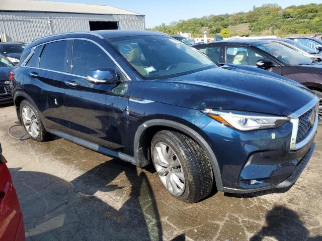 3PCAJ5CB9MF104165 - 2021 INFINITI QX50 ESSENTIAL BLUE photo 4