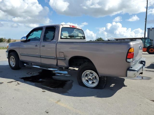 5TBRN34152S272128 - 2002 TOYOTA TUNDRA ACCESS CAB SR5 GRAY photo 2