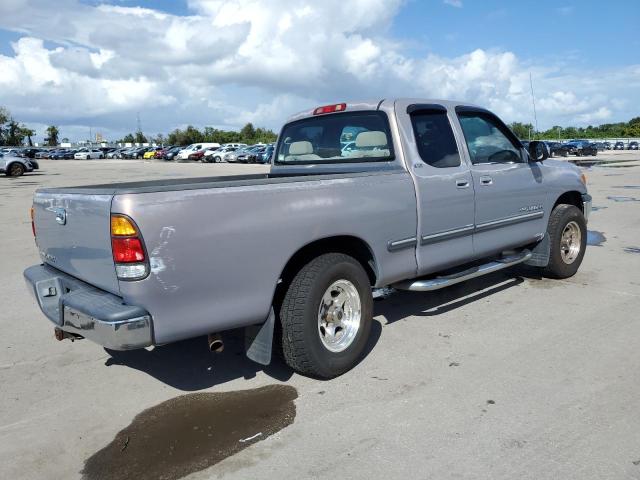 5TBRN34152S272128 - 2002 TOYOTA TUNDRA ACCESS CAB SR5 GRAY photo 3