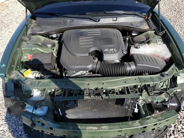 2C3CDXBG1PH504815 - 2023 DODGE CHARGER SXT GREEN photo 11